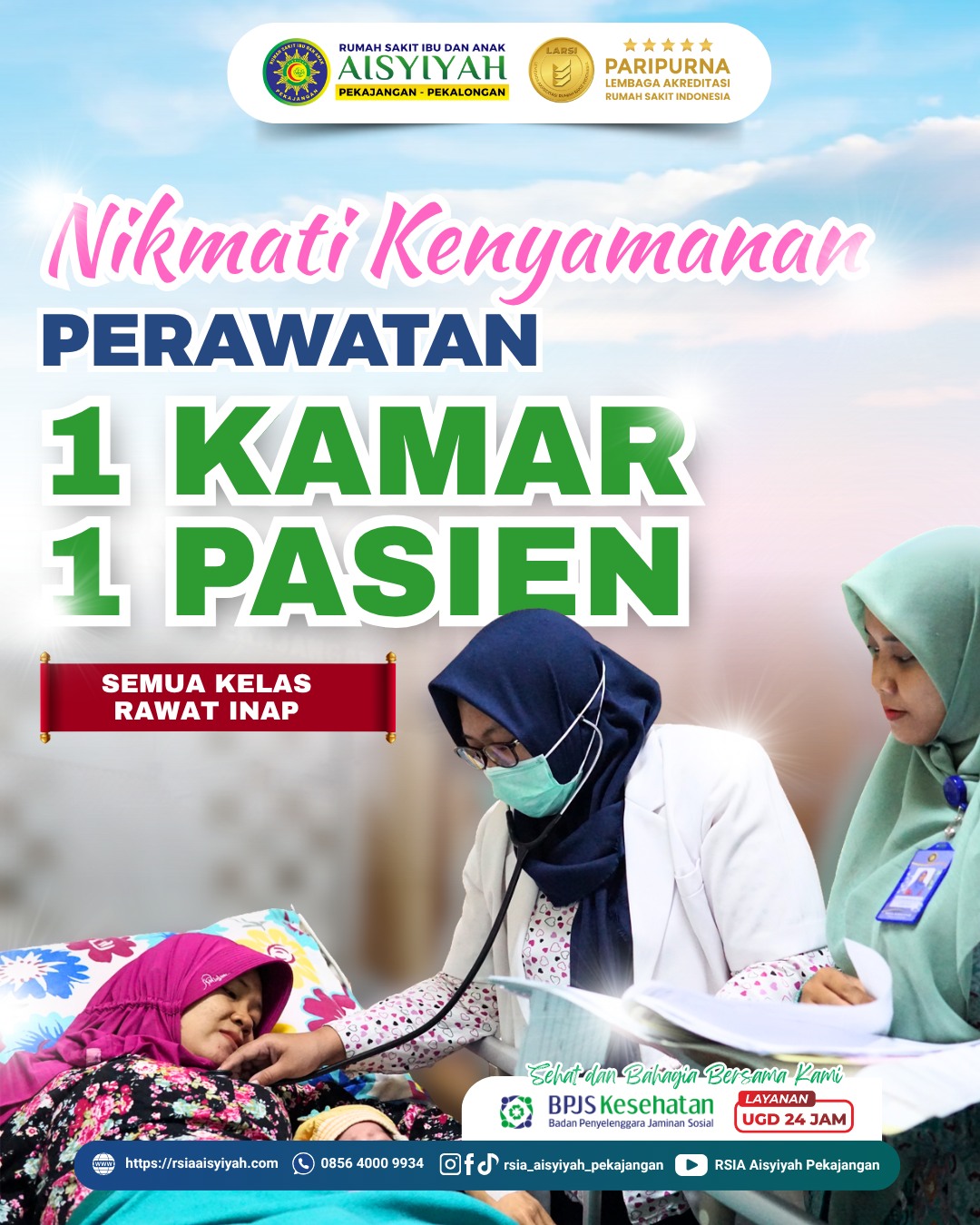 Layanan 1 Kamar 1 Pasien